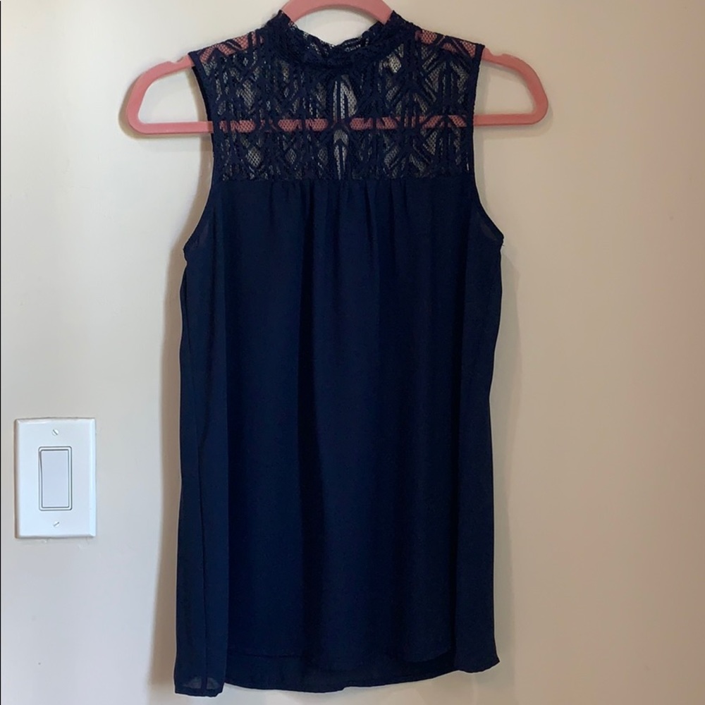 Dark Blue Top